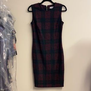 Calvin Klein Plaid Dress